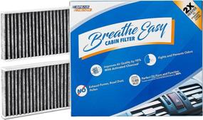 img 4 attached to Spearhead Premium Breathe Filter Activated Replacement Parts best in Engine Cooling & Climate Control