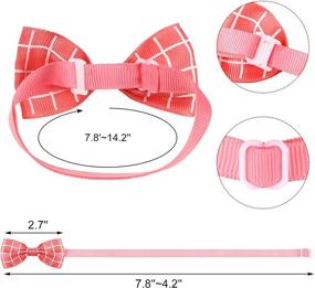 img 3 attached to Vibrant 30 Pcs Adjustable Dog Ties and Cat Bow Ties: Perfect Costume Necktie Assortment for Small Pets on Valentine's Day, St. Patrick's Day, and Birthdays!