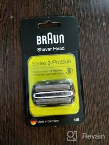 img 6 attached to High-Quality Replacement Shaver Foil & Cutter Set for Braun Series 3 32B 320S-4 330S-4 340S-4 350CC-4