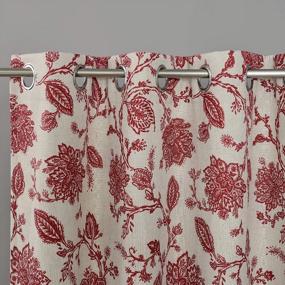 img 3 attached to Transform Your Space With DriftAway Freda Jacobean Floral Blackout Curtains
