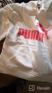 img 1 attached to Stay Warm and Stylish with PUMA Girls' Fleece Pullover Hoodie - Trendy Girls' Clothing review by Kelly Johnston