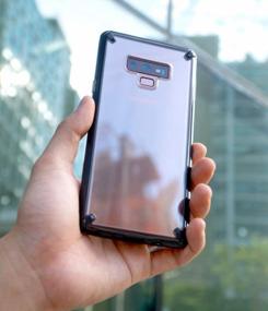 img 2 attached to Shockproof Galaxy Note 9 Case - Ringke Fusion Transparent Phone Cover For Maximum Protection (Smoke Black)