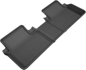 img 4 attached to Premium 3D MAXpider BMW I3 2014-2019 All-Weather Car Floor Mats Liners – Kagu Series (2nd Row, Black) – Top Quality Protection