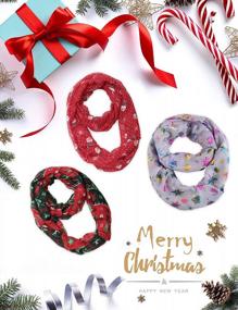 img 1 attached to Подарите себе праздник с легким рождественским шарфом Infinity от MissShorthair — купите прямо сейчас и приобретите абсолютную элегантность!