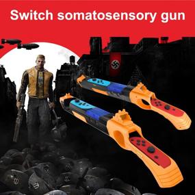 img 3 attached to Unleash Your Inner Hunter With Our Nintendo Switch Shooting Game Gun Controller - Compatible With Top Titles Including Wolfenstein 2, Resident Evil, And Hunting Simulator