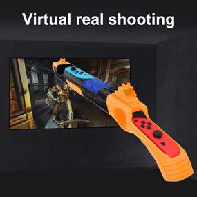 img 1 attached to Unleash Your Inner Hunter With Our Nintendo Switch Shooting Game Gun Controller - Compatible With Top Titles Including Wolfenstein 2, Resident Evil, And Hunting Simulator