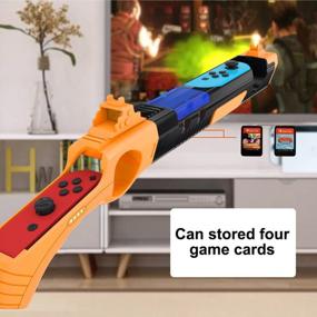 img 2 attached to Unleash Your Inner Hunter With Our Nintendo Switch Shooting Game Gun Controller - Compatible With Top Titles Including Wolfenstein 2, Resident Evil, And Hunting Simulator