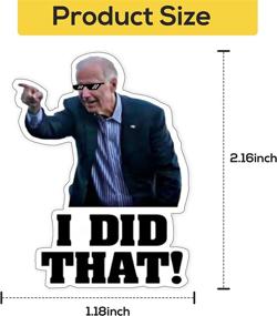 img 3 attached to 🤣 200PCS Biden I Did That Stickers: Funny Joe Biden Bumper Stickers That Capture the Moment!