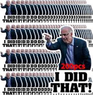 🤣 200pcs biden i did that stickers: funny joe biden bumper stickers that capture the moment! логотип