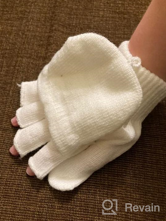 img 1 attached to 🧤 Stay Stylish and Warm with our Winter Lightning Designed Beanie Gloves for Boys! review by Sammie Prince