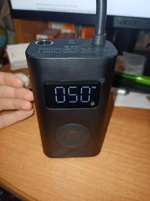 img 14 attached to Mini pump Xiaomi Mijia Electric Pump 1S, plastic, black
