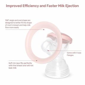 img 2 attached to NCVI Breast Pump Flanges 32Mm, Authentic Ncvi And Replacement Breast Pump Parts Made Without BPA, 2 Count(32Mm Flange)
