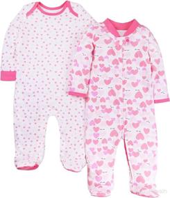 img 4 attached to 👶 Lamaze Baby Boys' Organic Essentials 2 Pack Sleep N' Play: Soft and Sustainable Sleepwear for Infants