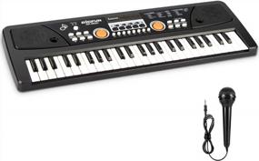 img 4 attached to 49-Key Keyboard Piano For Kids: PerfectLife Electric Music Instrument Toy For Boys And Girls