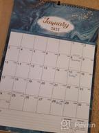 img 1 attached to 2023-2024 Wall Calendar - 18 Month Hanging Planner, 12" X 17", Large Blocks With Julian Dates, Thick Paper, Twin-Wire Binding & Different Background Patterns review by Corey Soto