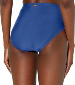 img 1 attached to Chaps Womens Solids Shirred Waisted Women's Clothing and Swimsuits & Cover Ups