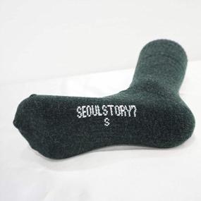 img 1 attached to Experience Comfortable Outdoor Adventures With SEOULSTORY7 Women'S Merino Wool Hiking Socks