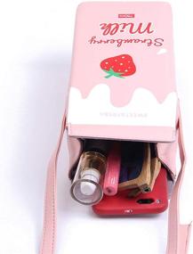 img 1 attached to LUI SUI Strawberry Shoulder Friends Women's Handbags & Wallets at Crossbody Bags