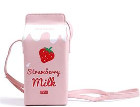 img 3 attached to LUI SUI Strawberry Shoulder Friends Women's Handbags & Wallets at Crossbody Bags