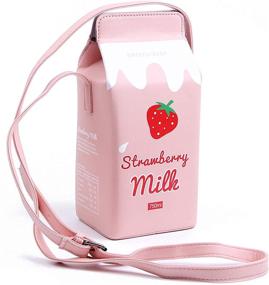 img 4 attached to LUI SUI Strawberry Shoulder Friends Women's Handbags & Wallets at Crossbody Bags