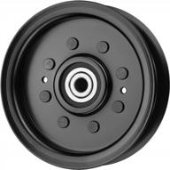 belleone idler pulley bearing compatible with hus ayp craftsman ts342, ts343, ts348 lawn mower tractor - fits 48" 54" deck, replaces 532196104 & 197380 logo