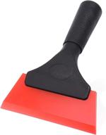🚗 ehdis small 5 inch rubber window tint squeegee for cars, glass, mirrors, showers, autos, and windows - red logo