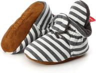 timatego newborn booties: stylish and comfortable boys' grippers slipper shoes and boots логотип