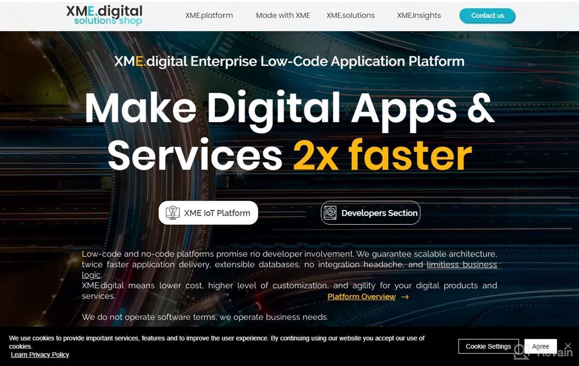 img 1 attached to XME.digital Fast-Code Platform review by Andrew Webster