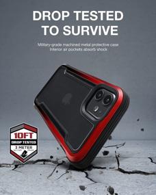 img 2 attached to Получите идеальную защиту для своего iPhone 12 Mini с Raptic Shield Case - прочный алюминиевый корпус, поглощение ударов, проверка на падение с высоты 10 футов.