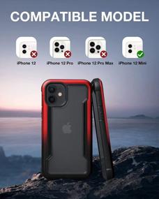 img 3 attached to Get Ultimate Protection For Your IPhone 12 Mini With Raptic Shield Case - Durable Aluminum Frame, Shock Absorbing, 10Ft Drop Tested