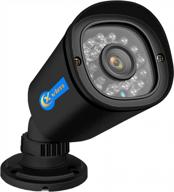 xvim 1080p hd всепогодная камера безопасности для домашнего офиса, 100-футовое ночное видение, запись 24/7, интеллектуальное обнаружение человека / транспортного средства логотип