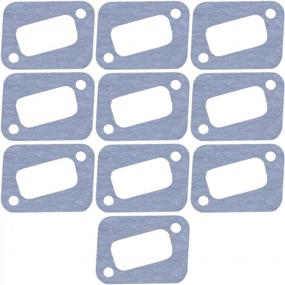 img 4 attached to Premium Quality Set Of 10 Muffler Gaskets For Husqvarna And Jonsered Chainsaws - 503 86 25-01 Compatible