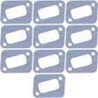 premium quality set of 10 muffler gaskets for husqvarna and jonsered chainsaws - 503 86 25-01 compatible logo