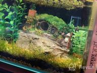 img 1 attached to Fazhongfa Aquarium Decorations Castle Fish Tank Décor Thematic Ornaments (Hobbit-Small) review by Epitome Ballard