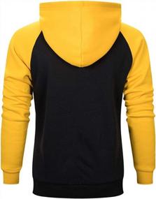 img 3 attached to Men'S Solid Color Hoodie Pullover For Casual & Sports Outwear, TOLOER Sweatshirts