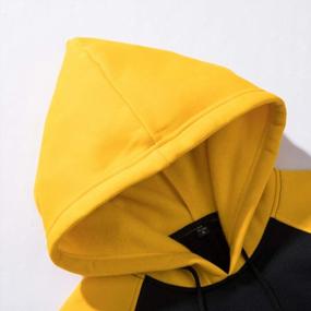 img 2 attached to Men'S Solid Color Hoodie Pullover For Casual & Sports Outwear, TOLOER Sweatshirts