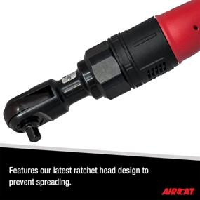 img 2 attached to High Torque 3/8-Inch Ratchet Wrench: AIRCAT 805-HT With 130 Ft-Lbs Power