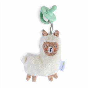 img 4 attached to Itzy Ritzy Llama Lovey And Pacifier Set: Soft Plush Toy And Silicone Pacifier For Infants And Toddlers