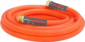 img 4 attached to Upgrade Your Gardening Experience With YAMATIC'S Heavy Duty 5/8" X 10Ft Short Garden Hose - Flexible, Durable & All-Weather!