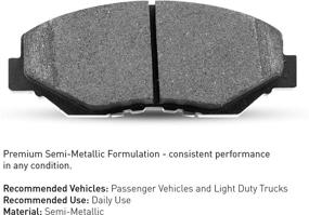 img 3 attached to Rear R1 Concepts Semi-Metallic Series Brake Pads 2311-0905-00