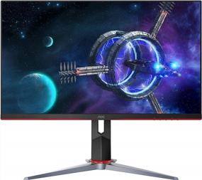 img 4 attached to AOC Frameless Compatible Adaptive Sync Adjustable 27, 1920X1080, 144Hz, Wall Mountable, Pivot Adjustment, Height Adjustment,