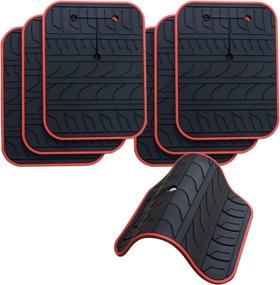 img 4 attached to 🚗 Car Scratch Protector for Trunk Bike Rack: Non-Slip Silicone Pads for Bike Car Rack Accessories (6 Pack)