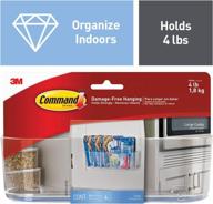 📦 command hom-15 large damage-free caddy - clear, 2 count - organize your space effortlessly логотип