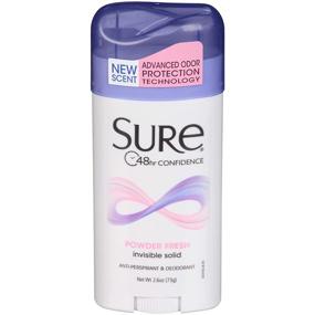 img 1 attached to Sure Deodorant Ounce Invisible Powder