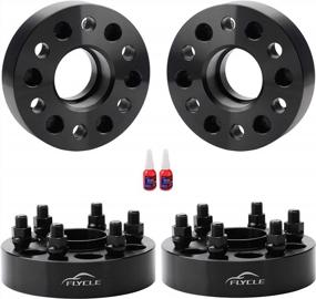 img 4 attached to FLYCLE 1.5" Hubcentric Wheel Spacers For Chevy Colorado/GMC Canyon/Acadia/Traverse/Blazer/XT5/XT6 (2015-2022) | 6X120Mm | 14X1.5 & 66.9Mm Studs | Improved SEO