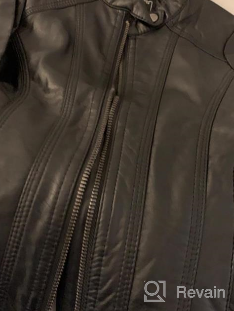 img 1 attached to 🧥 Stylish LJYH Boy's Collar Faux Motorcycle Leather Jacket: Kids Biker Coats with Tough Appeal review by Onur Donovan