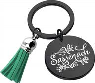 sassenach keychain - hollp inspired jewelry movie lover gift idea! logo