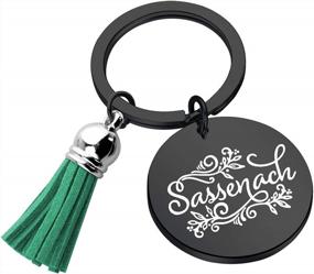 img 4 attached to Sassenach Keychain - HOLLP Inspired Jewelry Movie Lover Gift Idea!