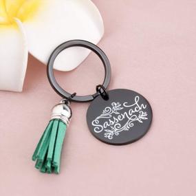 img 1 attached to Sassenach Keychain - HOLLP Inspired Jewelry Movie Lover Gift Idea!