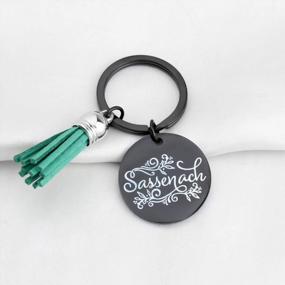 img 2 attached to Sassenach Keychain - HOLLP Inspired Jewelry Movie Lover Gift Idea!